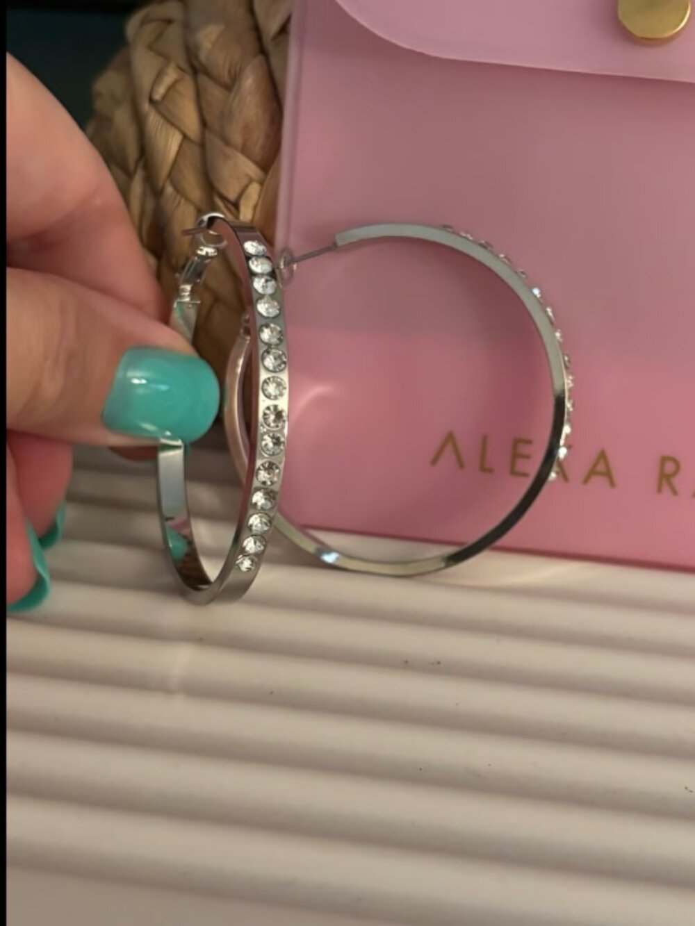 Bar by Alexa Rae Hooked Earrings-silver